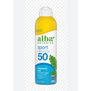 Alba Botanica Sport SPF 50 Spray Fragrance Free Sunscreen